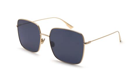 dior stellaire 1太陽眼鏡|DiorStellaire1 Gold Metal with Blue Lacquer Square Sunglasses.